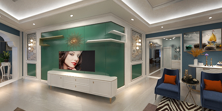 本市人嘉装饰-艾合买江新房-装修设计方案