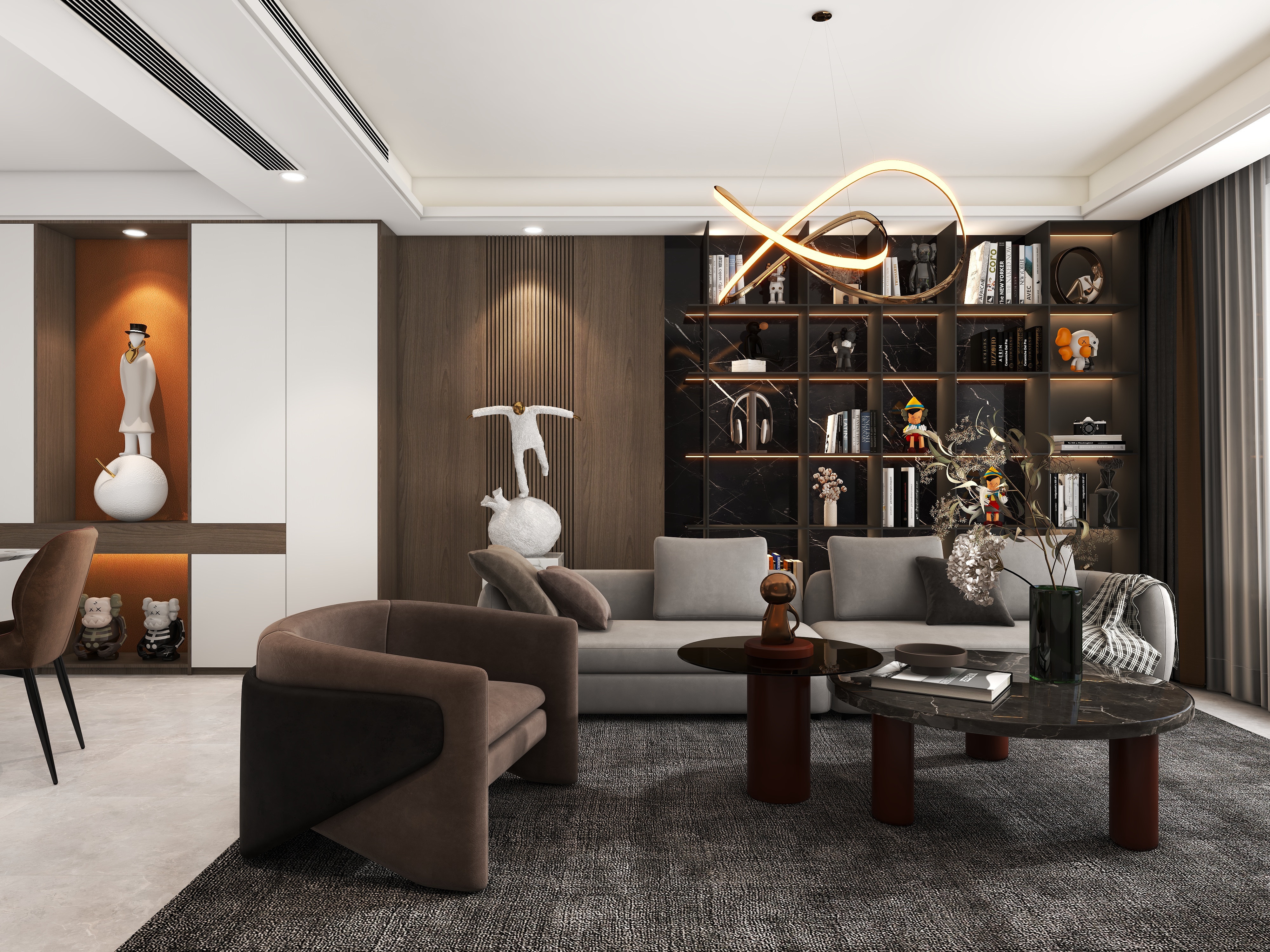 阿达橘势krig-现代简约装修效果图