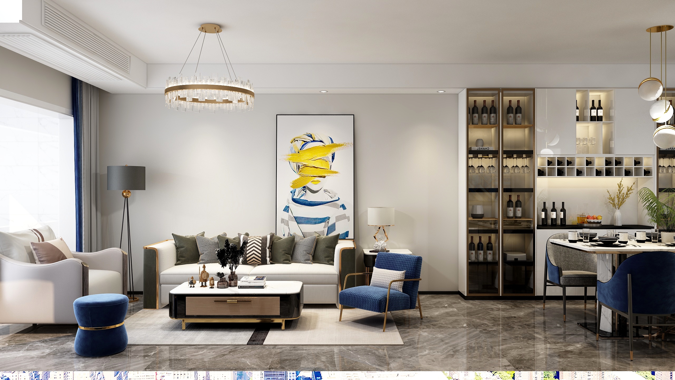 全景图图纸设计sKmllheI-琨御府方案-装修设计方案