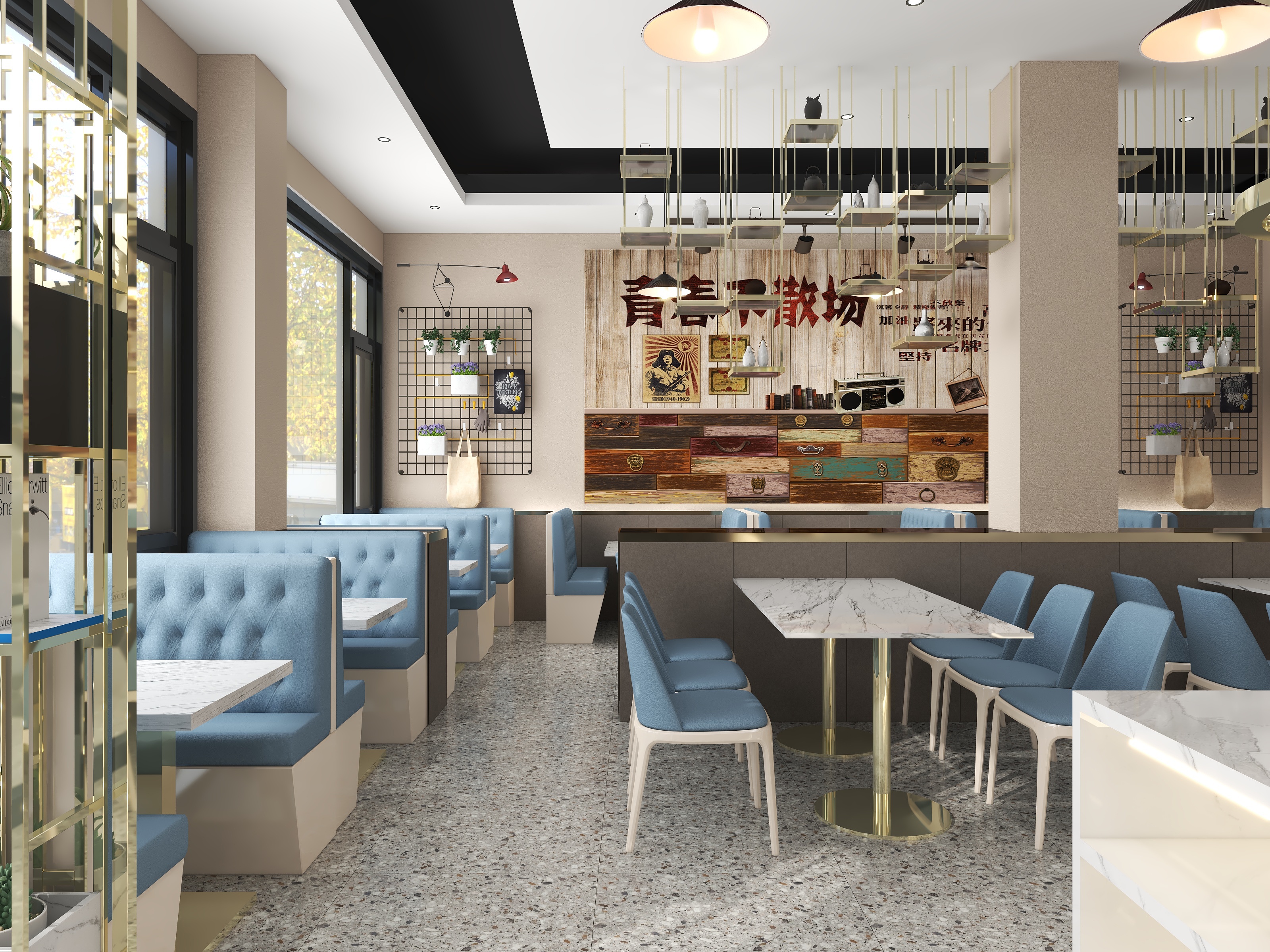 郭涛-餐厅装修效果图