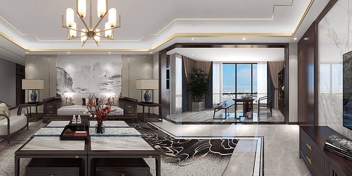 亿佳尚品-中牟星联湾19号楼701王总府邸-装修设计方案