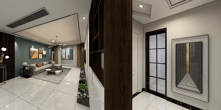 刘增-明泰第一城A3户型124㎡-装修设计方案