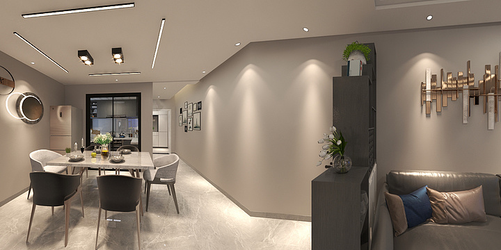 飞哥设计666-金钟时代18栋效果图-装修设计方案