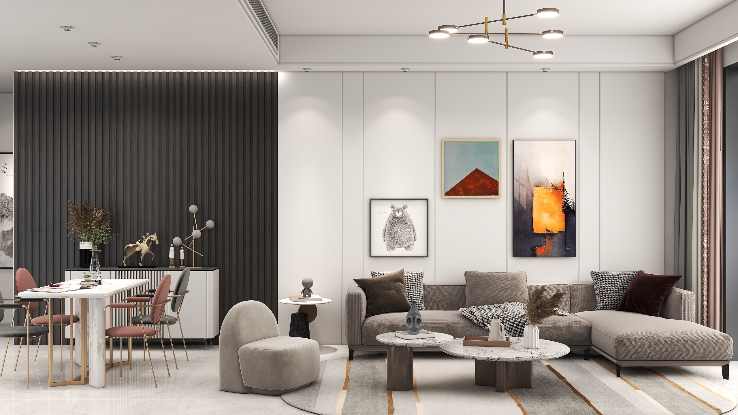 MOO设计-混搭丨世纪佳苑装修效果图