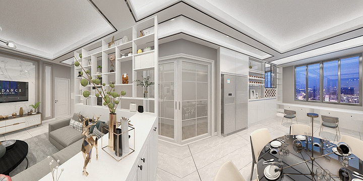 136****3941GlQN-田坪自建房酷家乐-装修设计方案