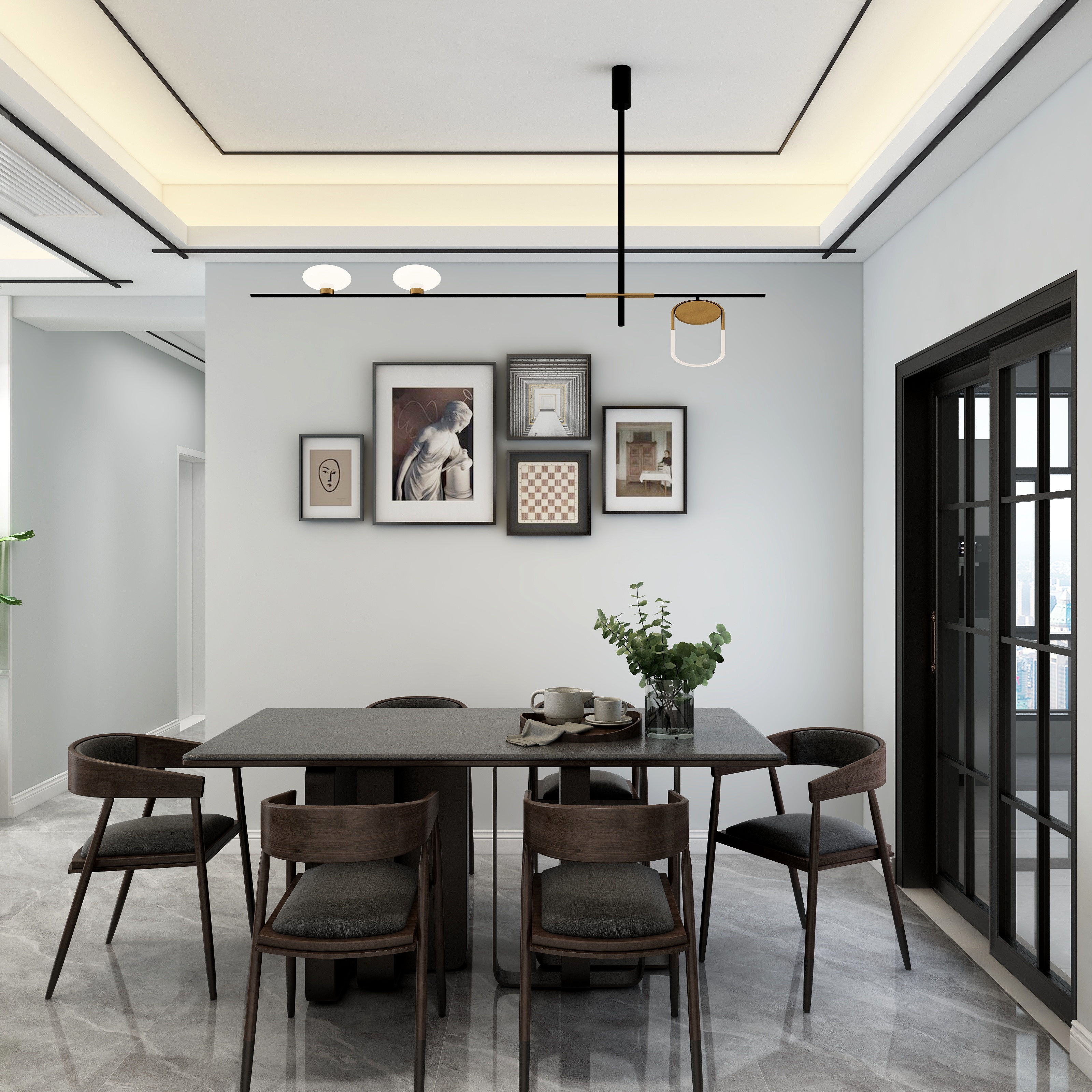 古董菇凉-永兴国际公馆-装修设计方案