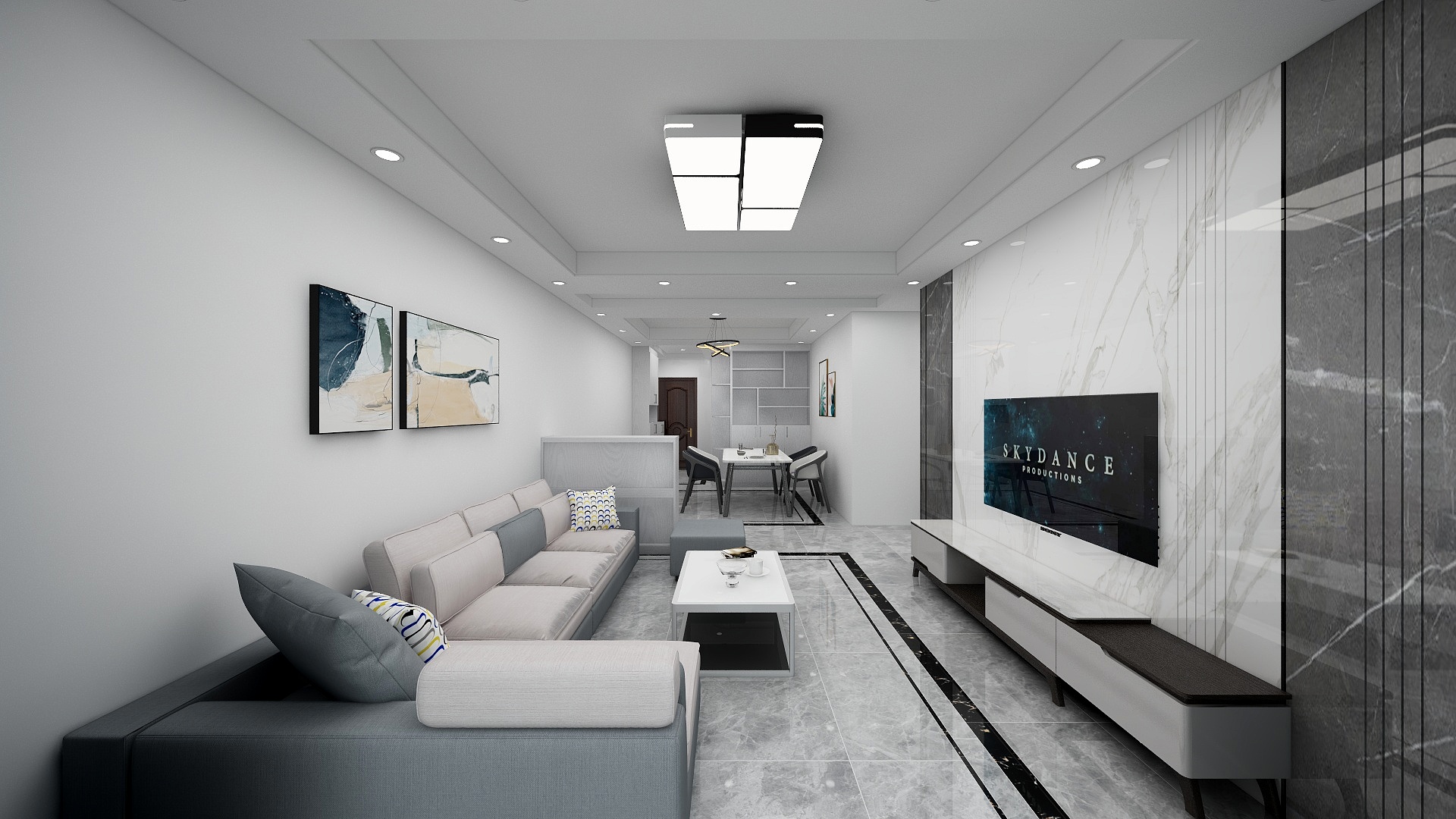 金津-国博新城2期F8-现代简约-装修设计方案