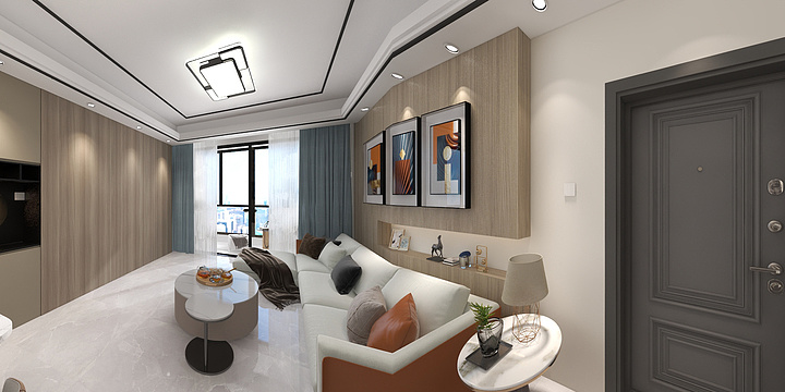 白晓鹏-星光苑罗先生【A户型76m²】现代简约-装修设计方案