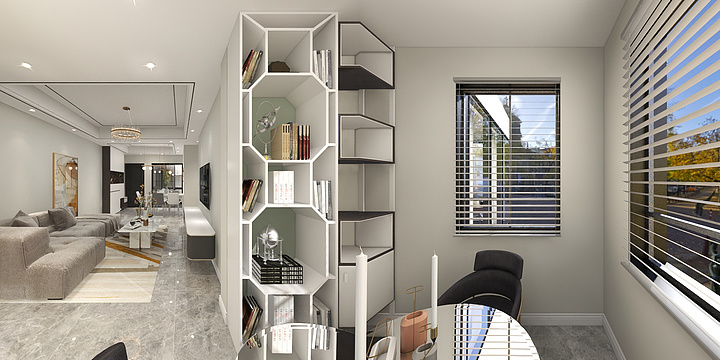 胡媛媛-温莎-后现代-装修设计方案