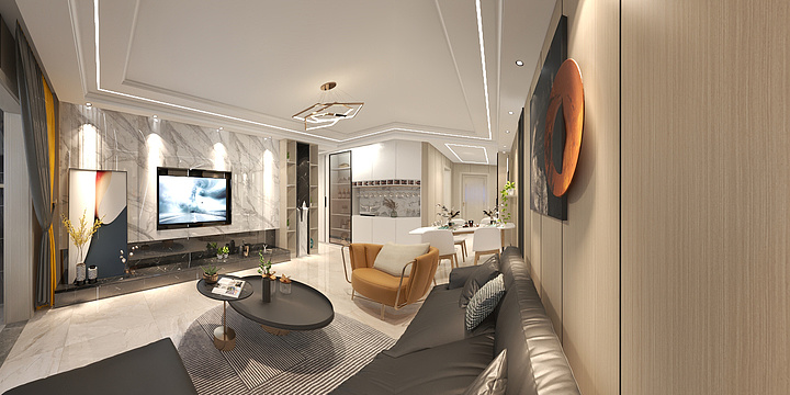 曾鼎鼎-85平方原木日系风《中垠悦城》-装修设计方案