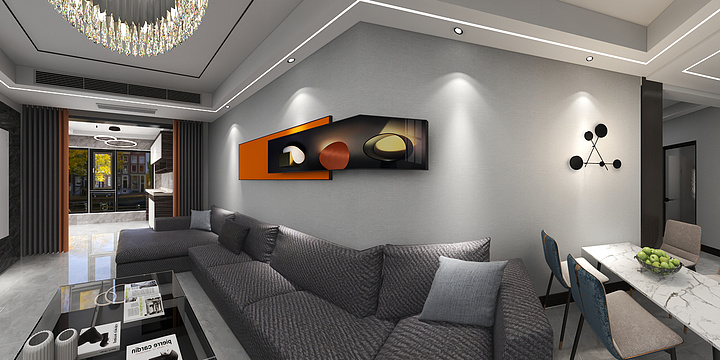 苏棠1-铜川华阳装饰唐军现代简约设计作品鉴赏-装修设计方案