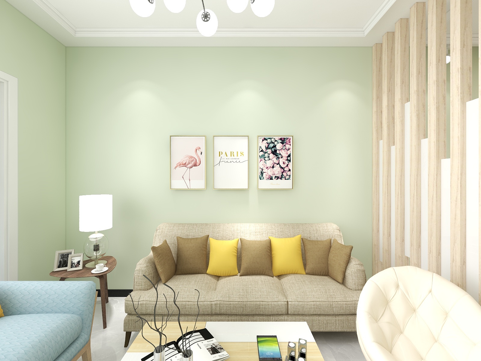 孙浩-德信海德公园83.00㎡A2’3室2厅1卫1厨-装修设计方案