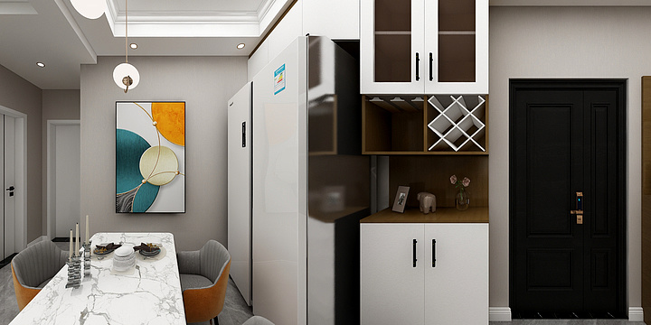 几個几里-幸福里116平米-装修设计方案