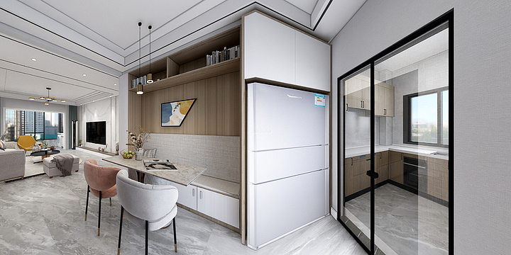 墨本空间-泰森-亿家苑-装修设计方案