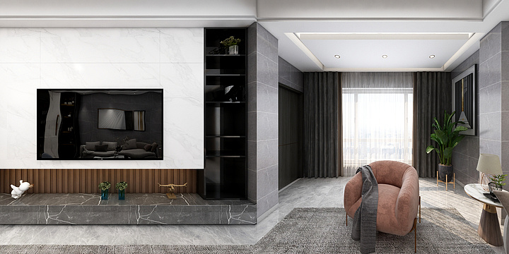 流岚星霜-岩前移明村自建房4楼-装修设计方案