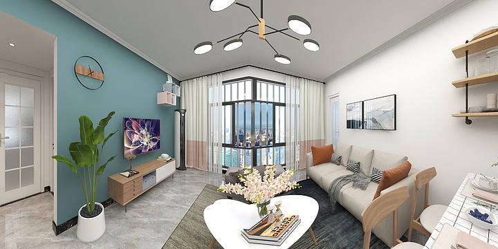 刘子炜-大岭山小产权谢姐雅居-装修设计方案