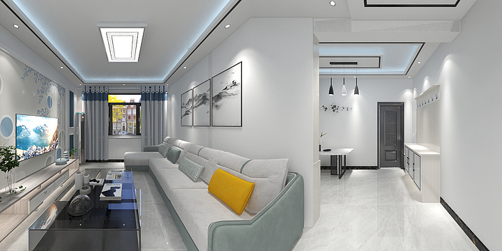 玉轩装饰-阳光名苑603-装修设计方案