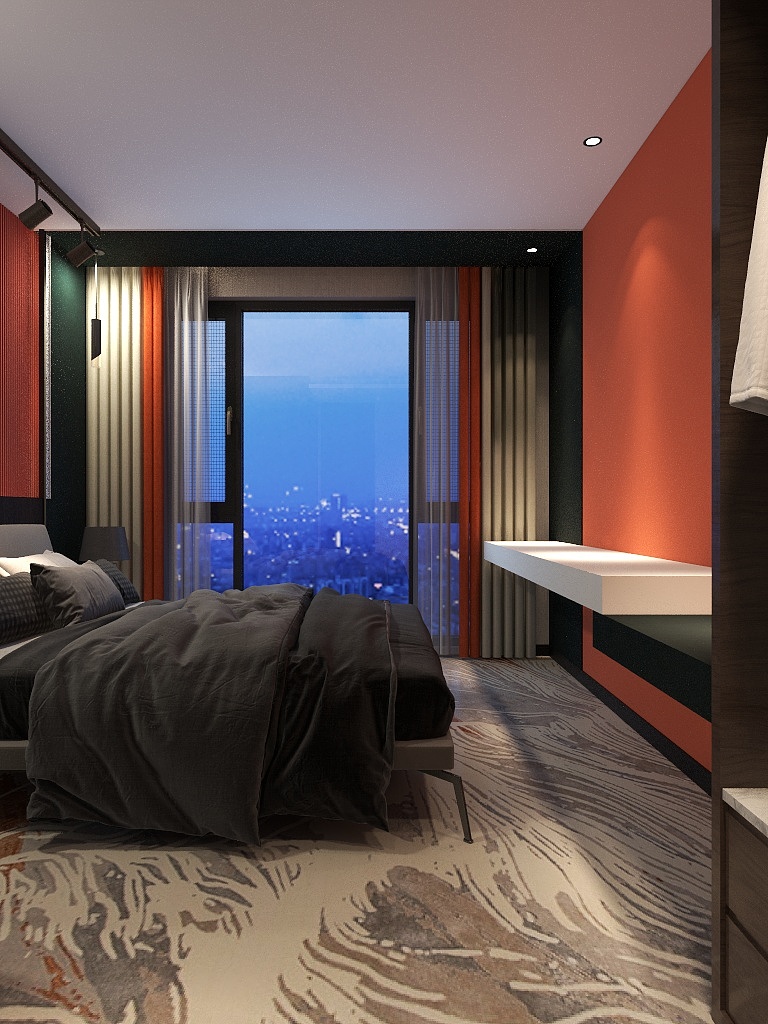 陈起城-宾馆客房现代方案-装修设计方案