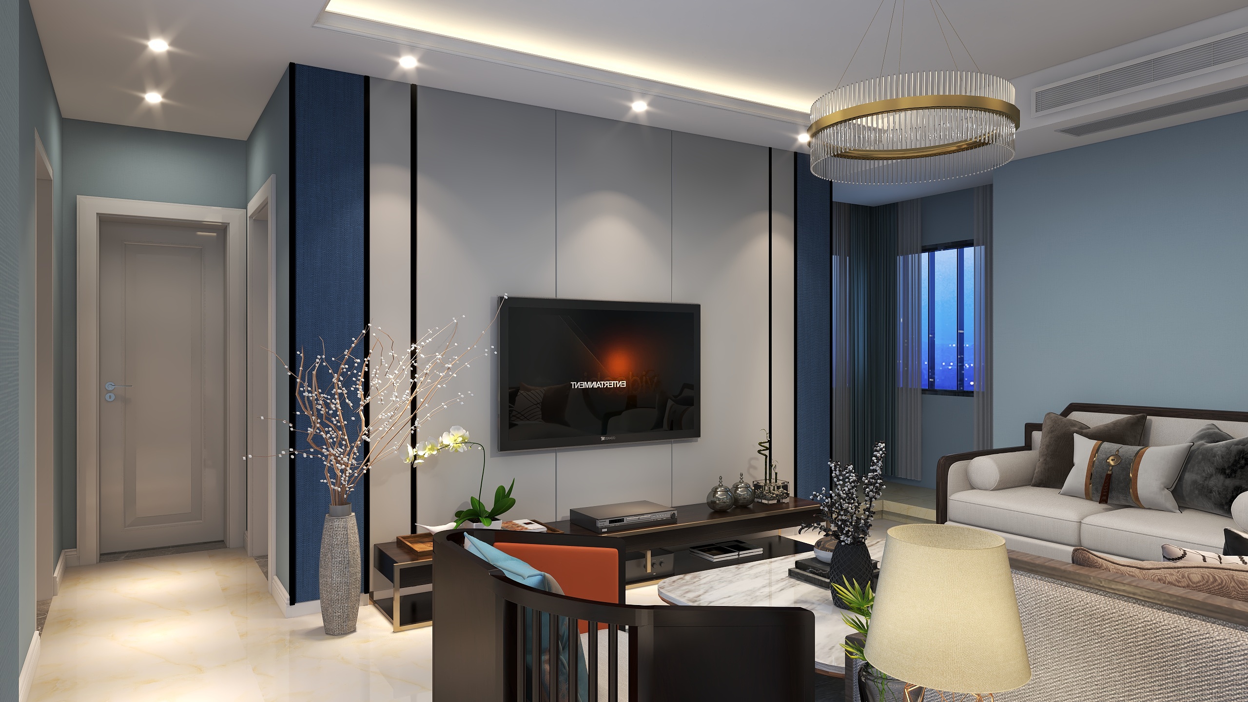 谈笑间淡忘-水岸东方-装修设计方案