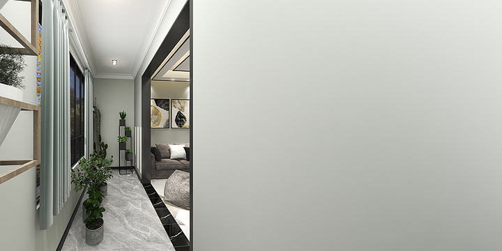 阿丽耶-石榴大厦现代简约风格102-装修设计方案