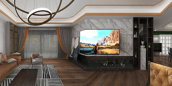 乐家装饰_丫-宝麒花园郑总雅居-装修设计方案