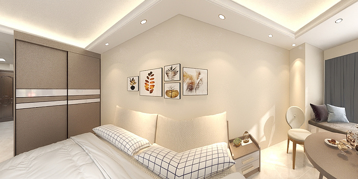 三色木全屋定制阿凤-南宁出租公寓1-装修设计方案