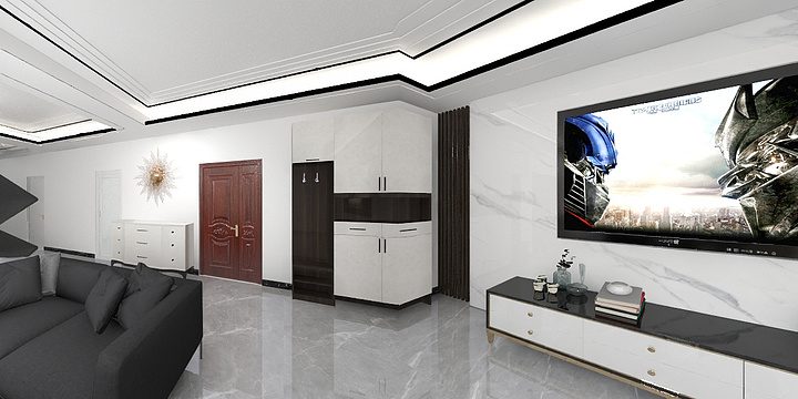 太喵-金洪三期240平户型图-装修设计方案