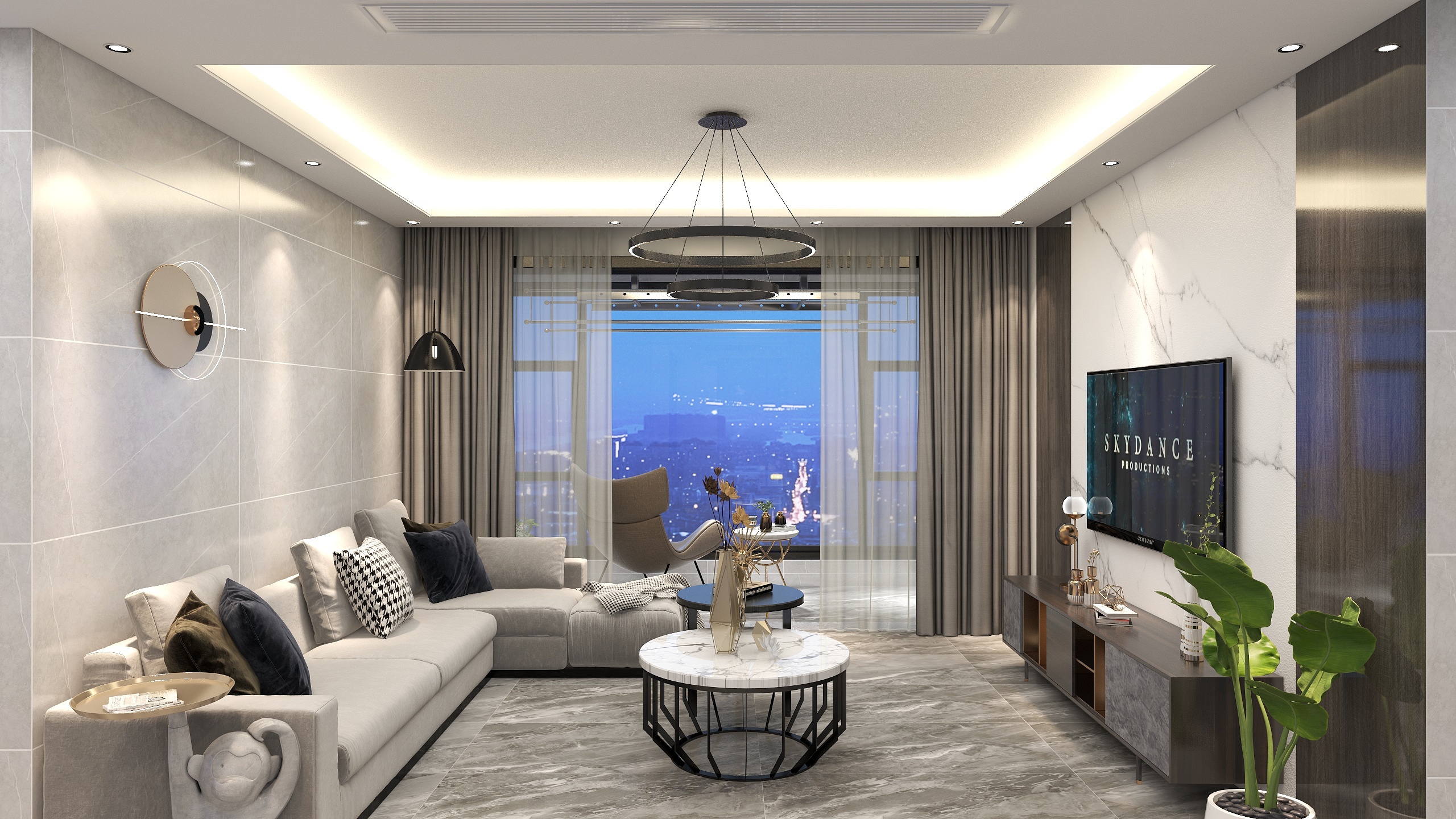 毛先生JeiM-143方依云公馆四居装修效果图