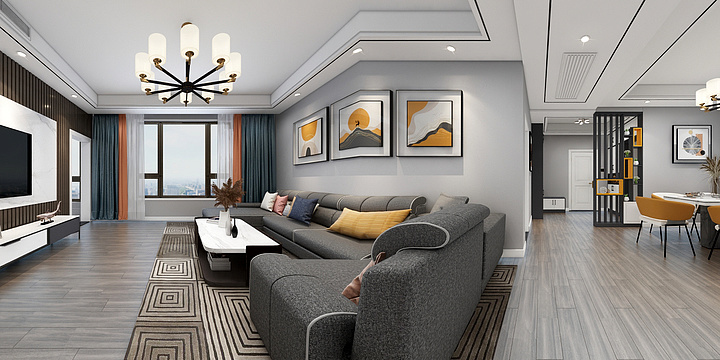 宝鸡爱尚家装饰-蓝山居-装修设计方案