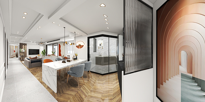 未來家設計主管陳達-南山十里天池饶美女雅居-装修设计方案