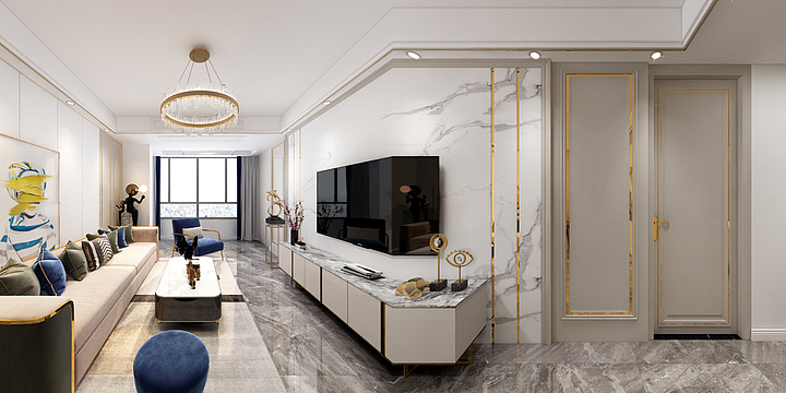 全景图图纸设计sKmllheI-佛祖岭G区丨轻奢-装修设计方案