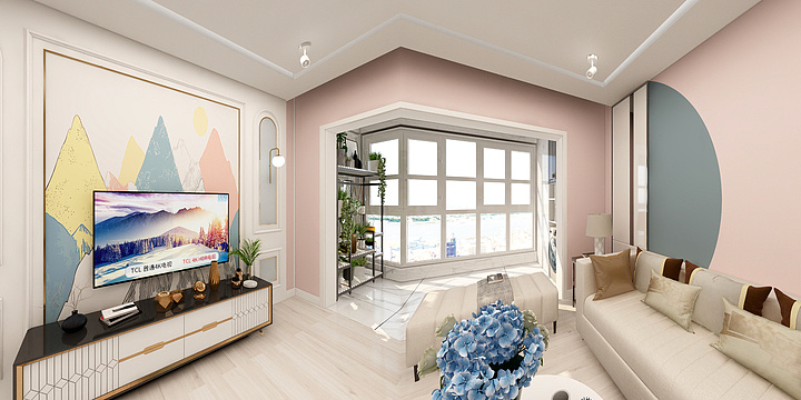 尚品大宅全屋整装-125平方轻奢混搭风-装修设计方案