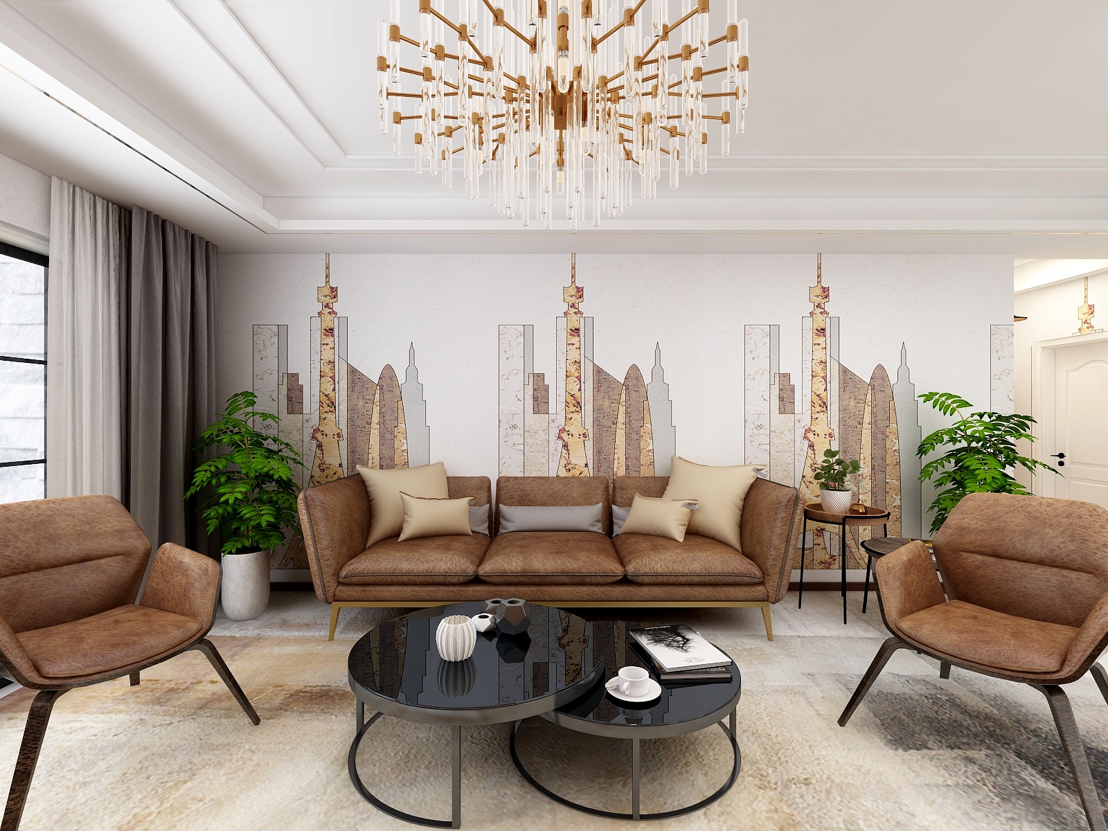 跑跑不要跑-湖景花园-装修设计方案