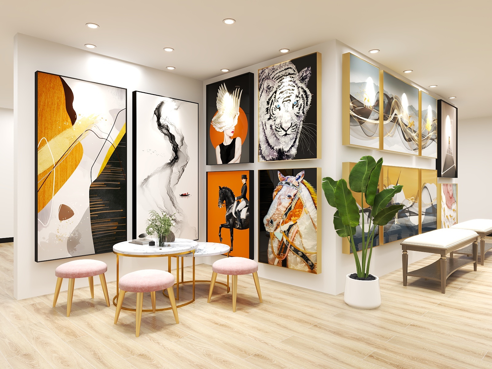 无念丶-恒大市场B馆一楼大厅-装修设计方案