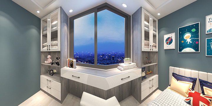 Mr李0916-室内设计全景效果图-装修设计方案