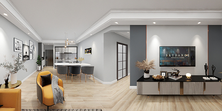 林LINZI-奥园32-1601现代风-装修设计方案