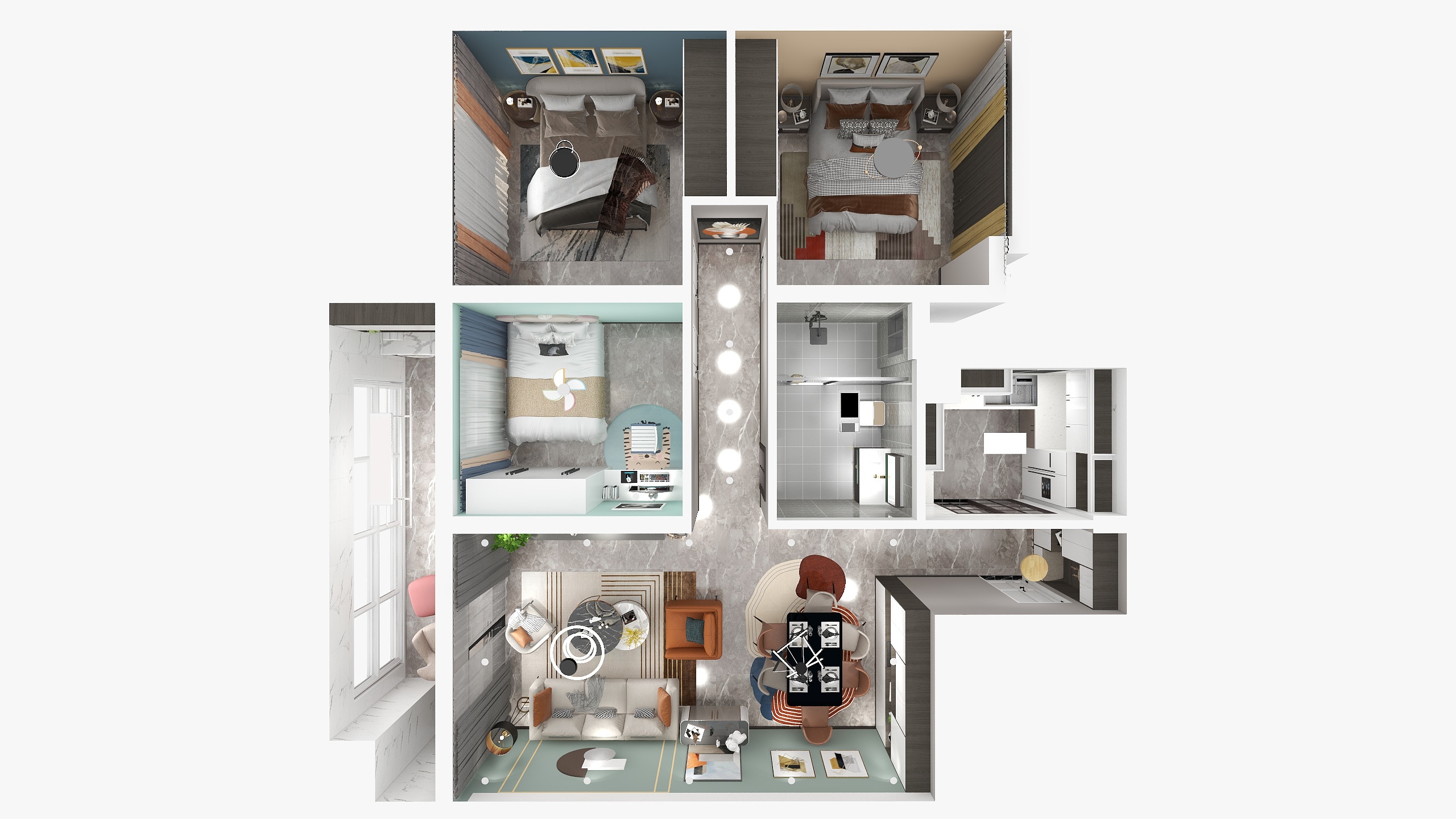 舜聆-三巽铂悦府2-装修设计方案