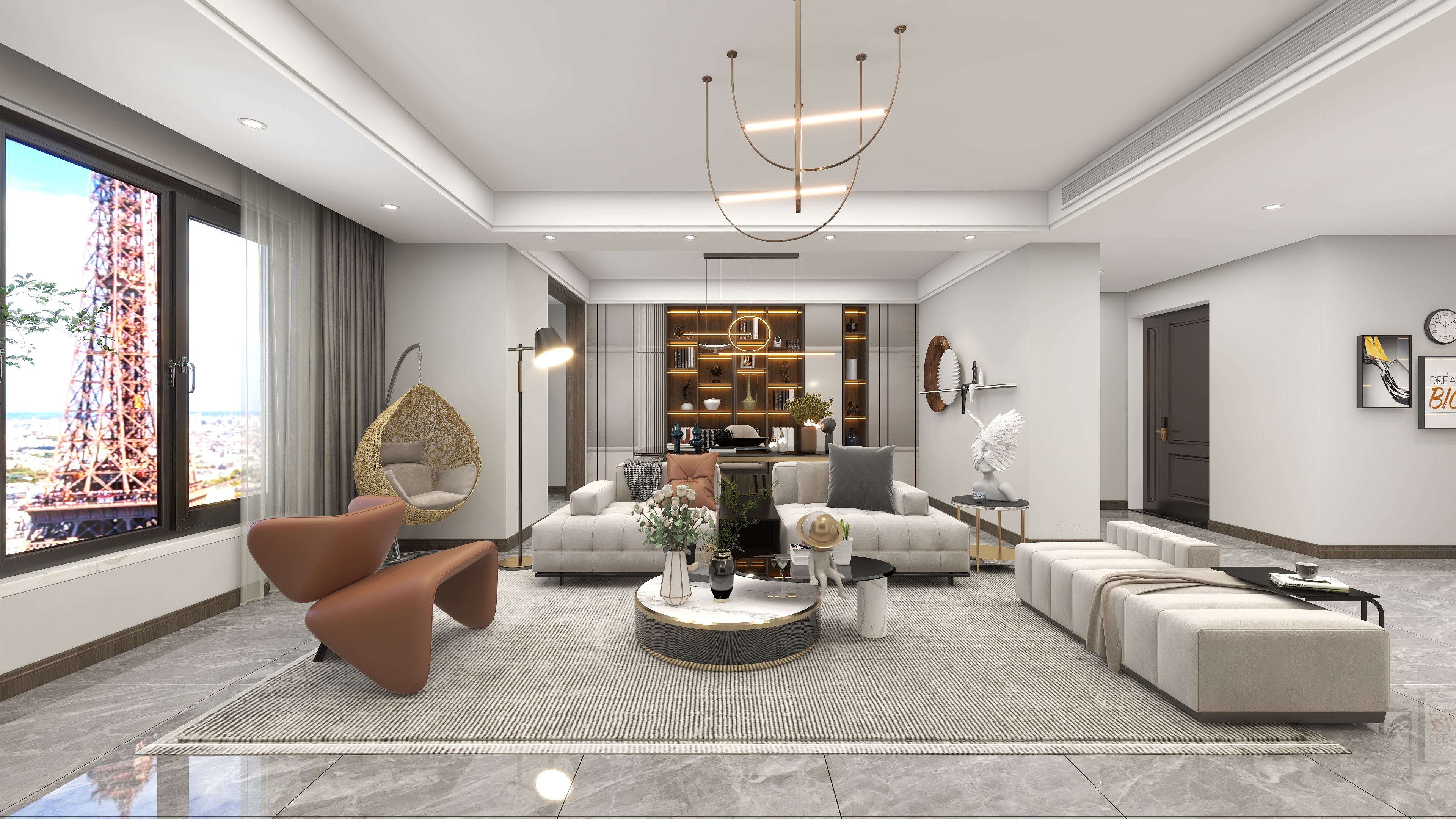 沈阳丶彭晨-170平现代风格-装修设计方案