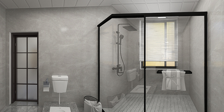 罗密欧与猪搏斗-别墅新中式-装修设计方案