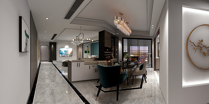 皇家装饰19192633566-120平米-装修设计方案