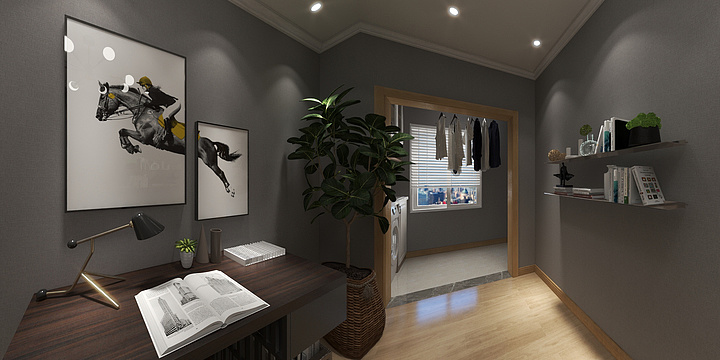 深蓝西西-西西130㎡北欧-装修设计方案