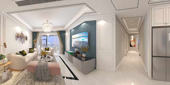 信阳鼎致装饰工程有限公司-锦江城潘美女-装修设计方案