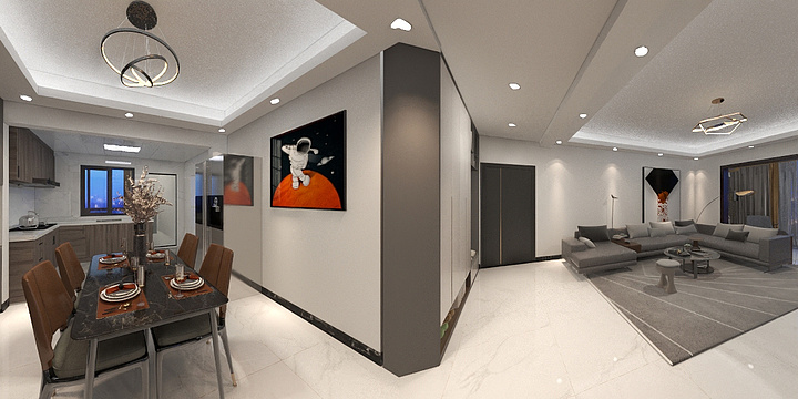 设计莫工-（现代风格）绿洲家园25-2102-装修设计方案