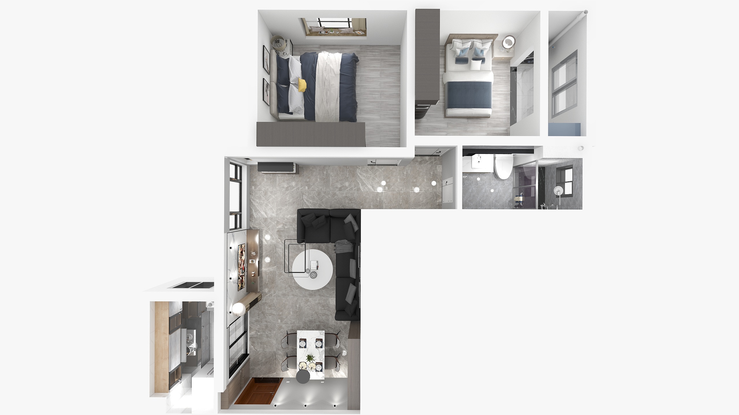 鑫天宇装饰-卡布奇诺公馆3号楼2803-装修设计方案