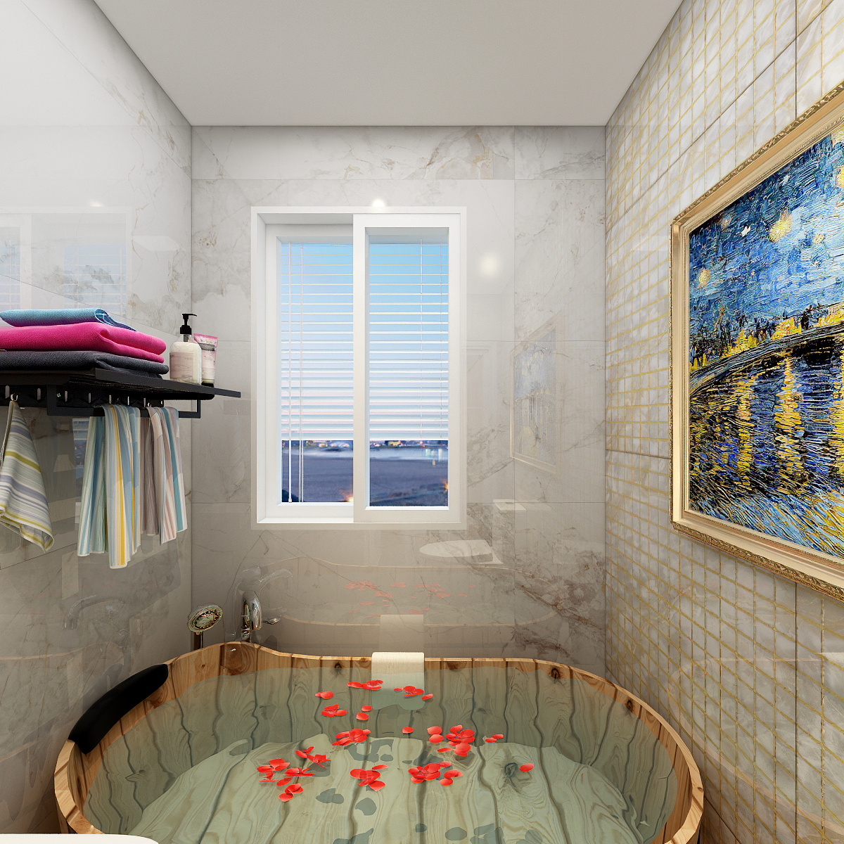 一八八啊九六五二二二五零-111平-法式三居室一层卫生间装修效果图第4张