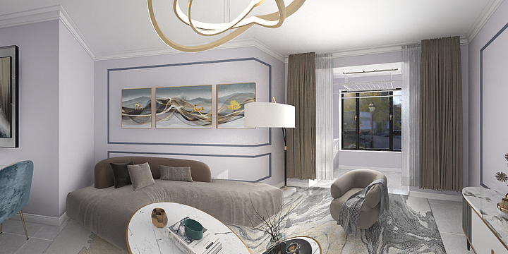 川原设计-金地95-装修设计方案