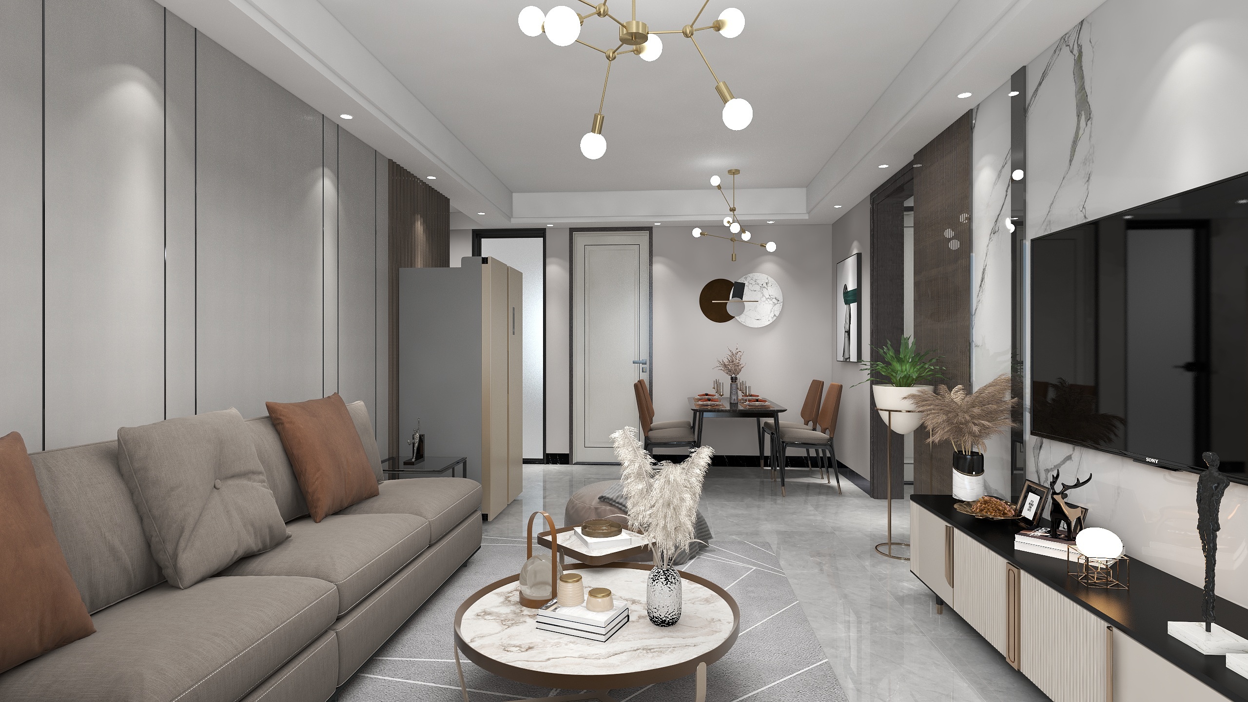 设计师祁远航-正商汇航佳苑装修效果图