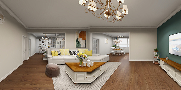 摩克曼设计工作室88万家橱柜衣柜-政府大院-装修设计方案