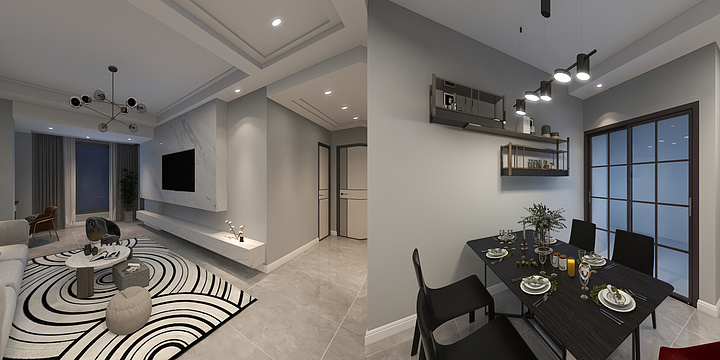 工地小跑腿-欧城联邦33-12013D-装修设计方案