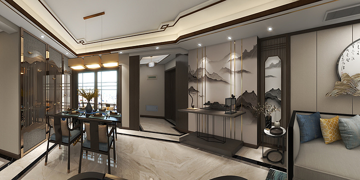 设计师-李尾巴-博翠江岸-装修设计方案